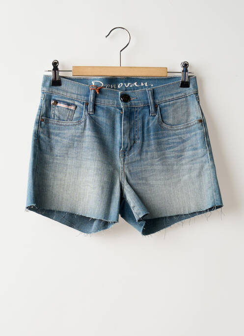 Short tissage denim taille normale bleu DONOVAN femme