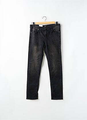 Jeans coupe slim stretch taille normale noir FIFTY homme