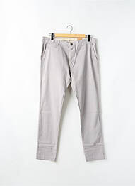 Pantalon chino stretch taille normale gris KNOWLEDGE COTTON APPAREL homme