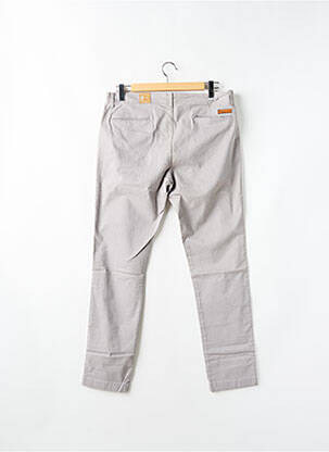 Pantalon chino stretch taille normale gris KNOWLEDGE COTTON APPAREL homme