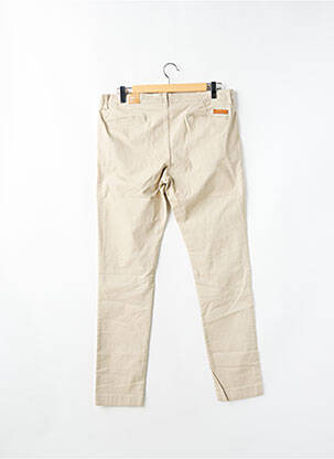 Pantalon chino stretch taille normale beige KNOWLEDGE COTTON APPAREL homme
