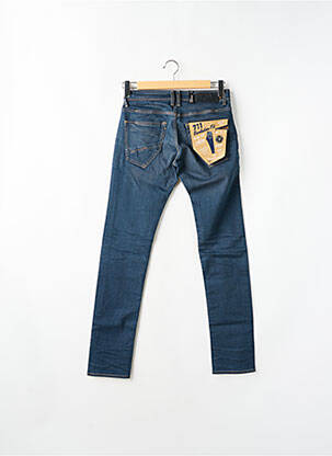Jeans coupe slim fermeture boutonnée sur le devant taille normale bleu LE TEMPS DES CERISES homme