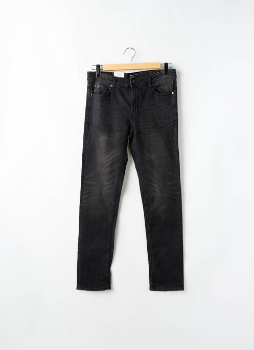 Jeans coupe slim noir FIFTY pour homme