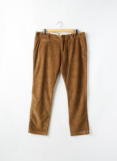 Pantalon chino marron KNOWLEDGE COTTON APPAREL pour homme