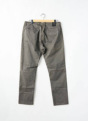 Pantalon chino tissage popeline taille normale gris RECYCLED ART WORLD homme