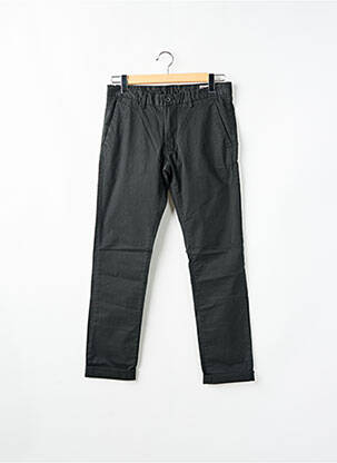 Pantalon chino tissage popeline taille normale noir #127344 homme