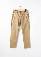 Pantalon chino beige RECYCLED ART WORLD pour homme seconde vue