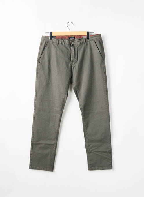 Pantalon chino gris RECYCLED ART WORLD pour homme