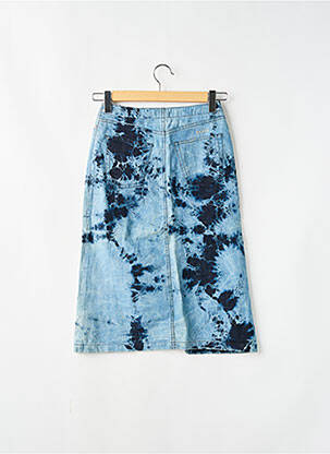 Jupe mi-longue stretch bleu SCHOOL RAG femme