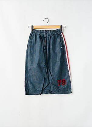 Jupe mi-longue taille normale bleu SCHOOL RAG femme