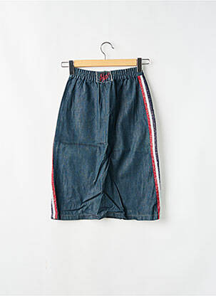 Jupe mi-longue taille normale bleu SCHOOL RAG femme