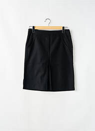 Jupe mi-longue fermeture zip latéral noir TIM BARGEOT femme