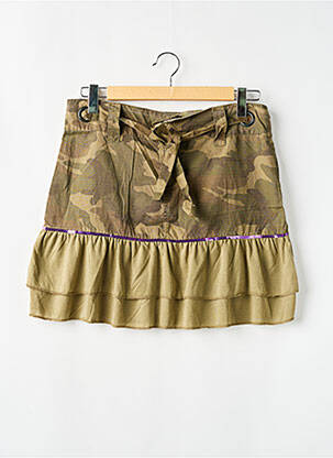 Jupe courte taille normale vert BLEND femme