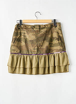Jupe courte taille normale vert BLEND femme
