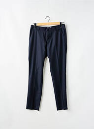 Pantalon droit tissage popeline taille normale bleu ELEVEN PARIS homme