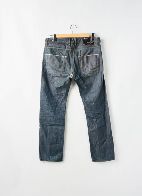 Jeans coupe droite bleu FIVE PM pour homme