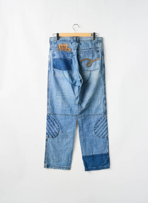 Jeans coupe droite bleu TWO ANGLE pour homme