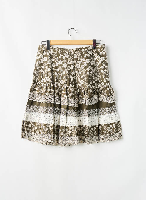 Jupe mi-longue vert BLEND femme