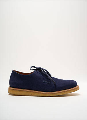 Derbies nubuck bout rond bleu PAUL & JOE homme