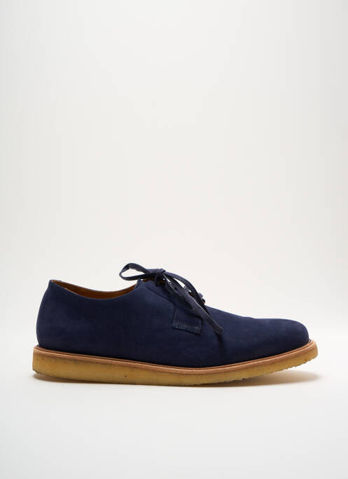 Derbies nubuck bout rond bleu PAUL & JOE homme