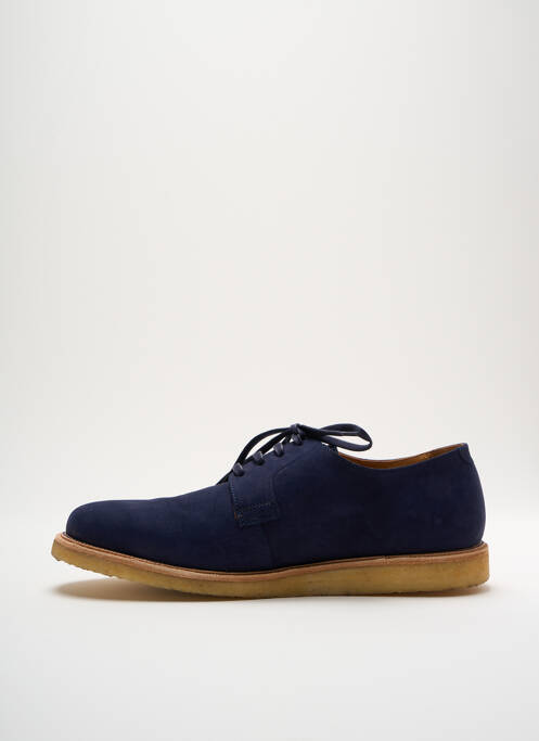 Derbies nubuck bout rond bleu PAUL & JOE homme