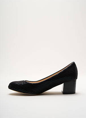 Escarpins tissage satiné talon de 4 à 6cm noir MELLOW YELLOW femme