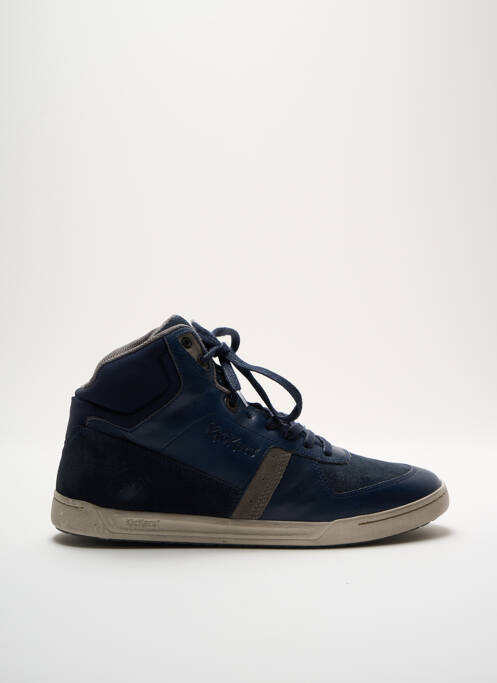 Baskets bleu KICKERS pour homme