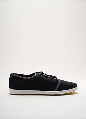Baskets bout rond bout rond noir LAFEYT homme