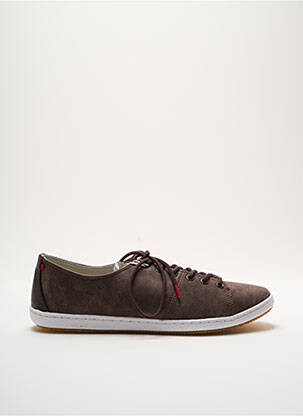 Baskets bout rond bout rond marron LAFEYT homme