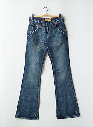 Jean coupe flare taille basse taille basse bleu FREEMAN T.PORTER femme
