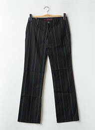 Pantalon chino taille basse taille basse noir FREEMAN T.PORTER femme
