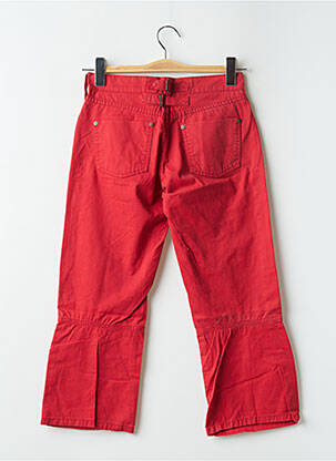 Pantacourt coupe droite taille basse rouge FREEMAN T.PORTER femme