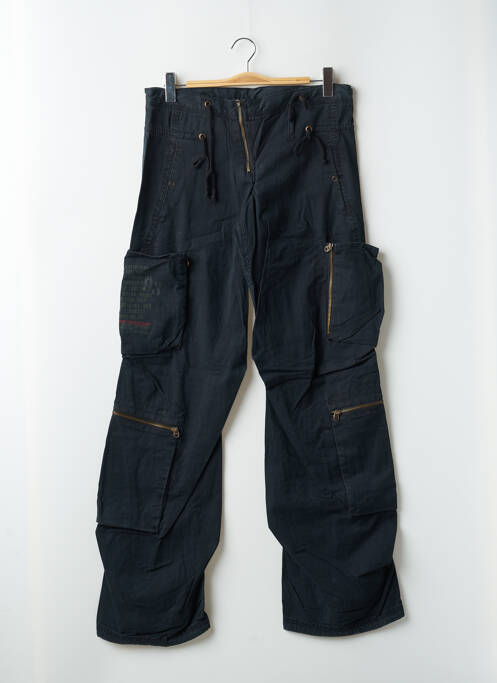 Pantalon cargo noir FREEMAN T.PORTER pour homme