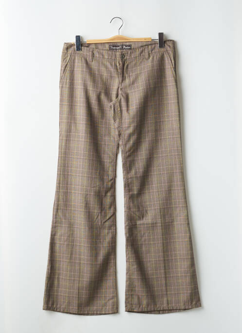 Pantalon chino beige FREEMAN T.PORTER pour femme