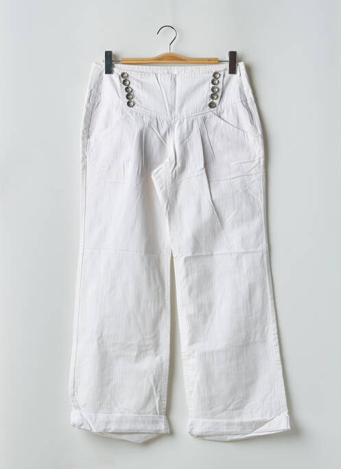 Pantalon chino blanc FREEMAN T.PORTER pour femme