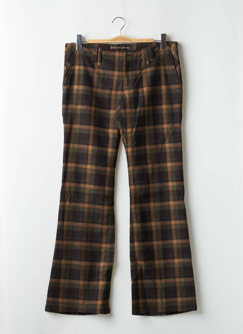 Pantalon droit marron FREEMAN T.PORTER pour homme