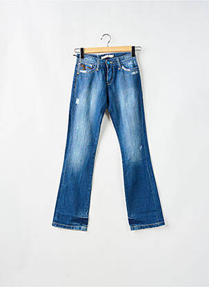 Jeans bootcut stretch taille basse bleu SCHOOL RAG femme