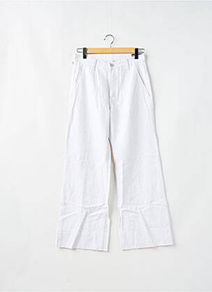 Jean coupe flare taille haute taille haute blanc CHEAP MONDAY femme