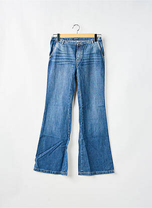 Jean coupe flare stretch taille haute bleu SCHOOL RAG femme