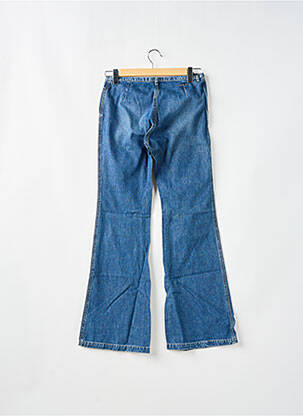 Jean coupe flare stretch taille haute bleu SCHOOL RAG femme