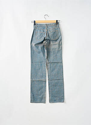 Jeans coupe droite stretch taille basse bleu SCHOOL RAG femme