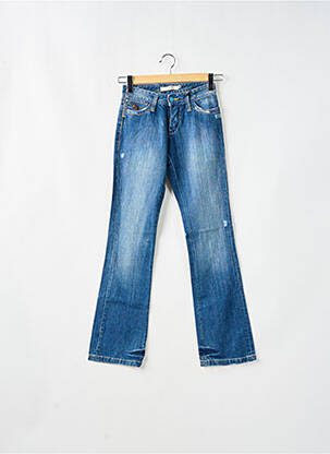 Jeans bootcut stretch taille basse bleu SCHOOL RAG femme