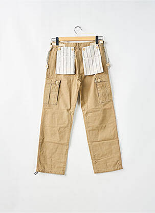 Pantalon cargo slim taille normale beige SCHOOL RAG femme