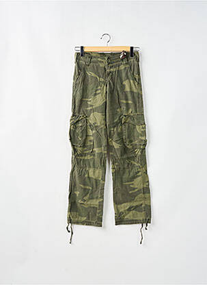 Pantalon cargo imprimé camouflage taille normale vert TEDDY SMITH homme