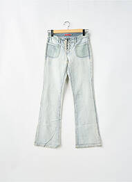 Jeans bootcut stretch taille basse bleu TEDDY SMITH femme