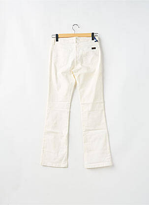 Jeans coupe slim taille basse taille basse blanc TEDDY SMITH femme