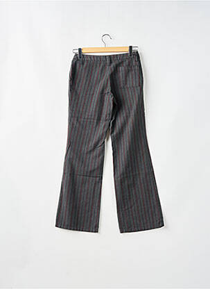 Pantalon droit stretch taille basse gris TEDDY SMITH femme