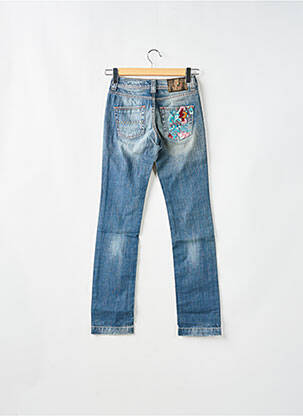 Jeans coupe slim taille basse taille basse bleu TEDDY SMITH femme