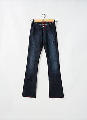 Jeans bootcut taille haute taille haute bleu TEDDY SMITH femme
