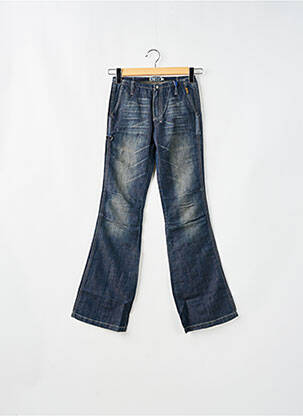 Jeans bootcut taille haute taille haute bleu TEDDY SMITH femme